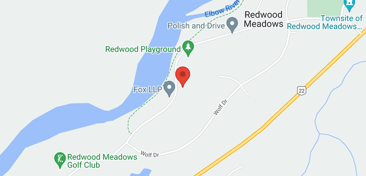 map of 74 Redwood Meadows Drive